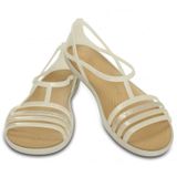  Crocs - Giày xăng đan nữ Isabella Sandal W Oyster 202465-159 (Xám trắng) 