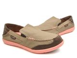  Crocs - Giày Lười Nữ Walu Express 201181-2S7 (Nâu-Hồng Nhạt) 