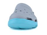  Crocs - Duet Sport Giày Lười Clog Silver/Aqua Nam/Nữ Unisex 