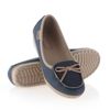  Crocs - Giày Búp Bê Nữ Wrap ColorLite Ballet Flat 16209-4BM (Xanh Navy-Nâu) 