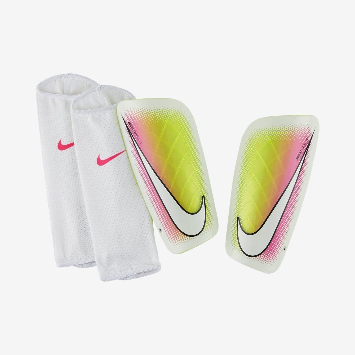  Nike - Bảo vệ đầu gối SHINGUARD Mercurial Lite SP0284-103 (Trắng) 