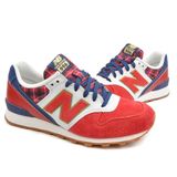  New Balance - Giày Thời Trang Thể Thao Nữ Suede Tartan Running WR996CC (Đỏ phối Xanh) 