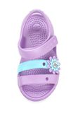  Crocs - Keeley Petal Charm Giày Sandal PS Iris/Ice Blue Bé Gái 