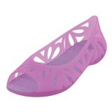 Crocs - Giày Búp Bê Nữ Adrina III Peep Toe Flat Wild 16287-5L2 (Tím) 