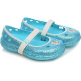  Crocs - Giày Búp Bê Bé Gái Keeley Frozen Flat Pool (Xanh Dương) 