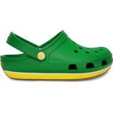  Crocs - RETRO Giày Lười Clog KELLY GREEN/YELLOW Nam/Nữ Unisex 