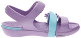  Crocs - Keeley Petal Charm Giày Sandal PS Iris/Ice Blue Bé Gái 