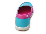  Crocs - Walu Canvas Giày Loafer Women Aqua/Fuschia Nữ 
