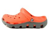  Crocs - Duet Sport Giày Lười Clog Tangerine/Charcoal Nam/Nữ Unisex 
