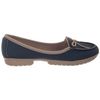  Crocs - Giày Búp Bê Nữ Wrap ColorLite Ballet Flat 16209-4BM (Xanh Navy-Nâu) 