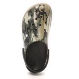  Crocs - Giày Lười Nam/Nữ Unisex Crocband II.5 Camo Clog Black (Nâu Bộ Đội) 