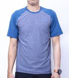  Nike - Áo Thun Thể Thao Nam DRI- FIT Gân Ngang (Xám Phối Xanh) 