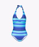  Speedo - Monokini Nữ 8-10389A801 Gradient Stripe Core Halterneck Allover 