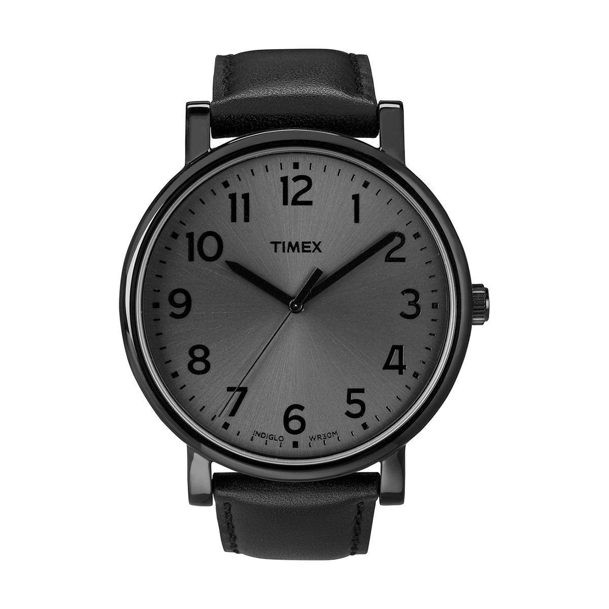  Timex - Đồng Hồ Thời Trang Nam Dây Da Originals Easy Reader (Đen) 
