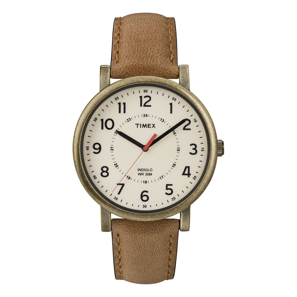  Timex - Đồng Hồ Thời Trang Nam Dây Da Original Tan Leather Strap (Nâu) 