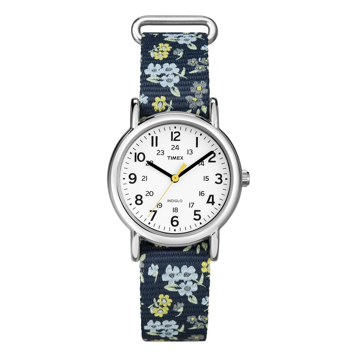  Timex - Đồng Hồ Thời Trang Nữ Dây Vải Weekender Watch (Navy Họa Tiết) 
