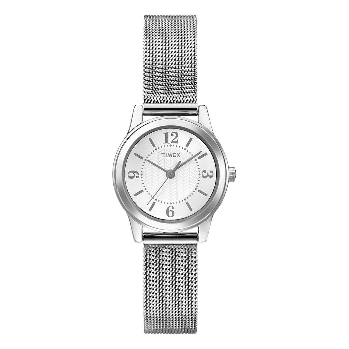  Timex - Đồng Hồ Thời Trang Nữ Dây Kim Loại Elevated Classics Simple (Mạ Bạc) 