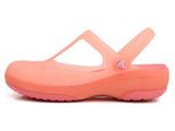  Crocs - Giày Lười Nữ Carlie Mary Jane Melon/Coral (Hồng Cam) 