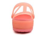  Crocs - Giày Lười Nữ Carlie Mary Jane Melon/Coral (Hồng Cam) 