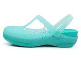  Crocs - Giày Lười Nữ Carlie Mary Janes Flower 200612-4H2 (Xanh Ngọc) 