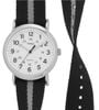  Timex - Đồng Hồ Nam Dây Vải 2 Mặt TW2P72200-Weekender™ Stripe (Trắng-Đen) 