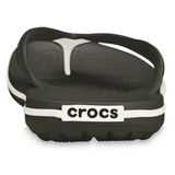  Crocs - CROCBAND Dép Tông Flip Unisex BLACK Nam/Nữ Unisex 