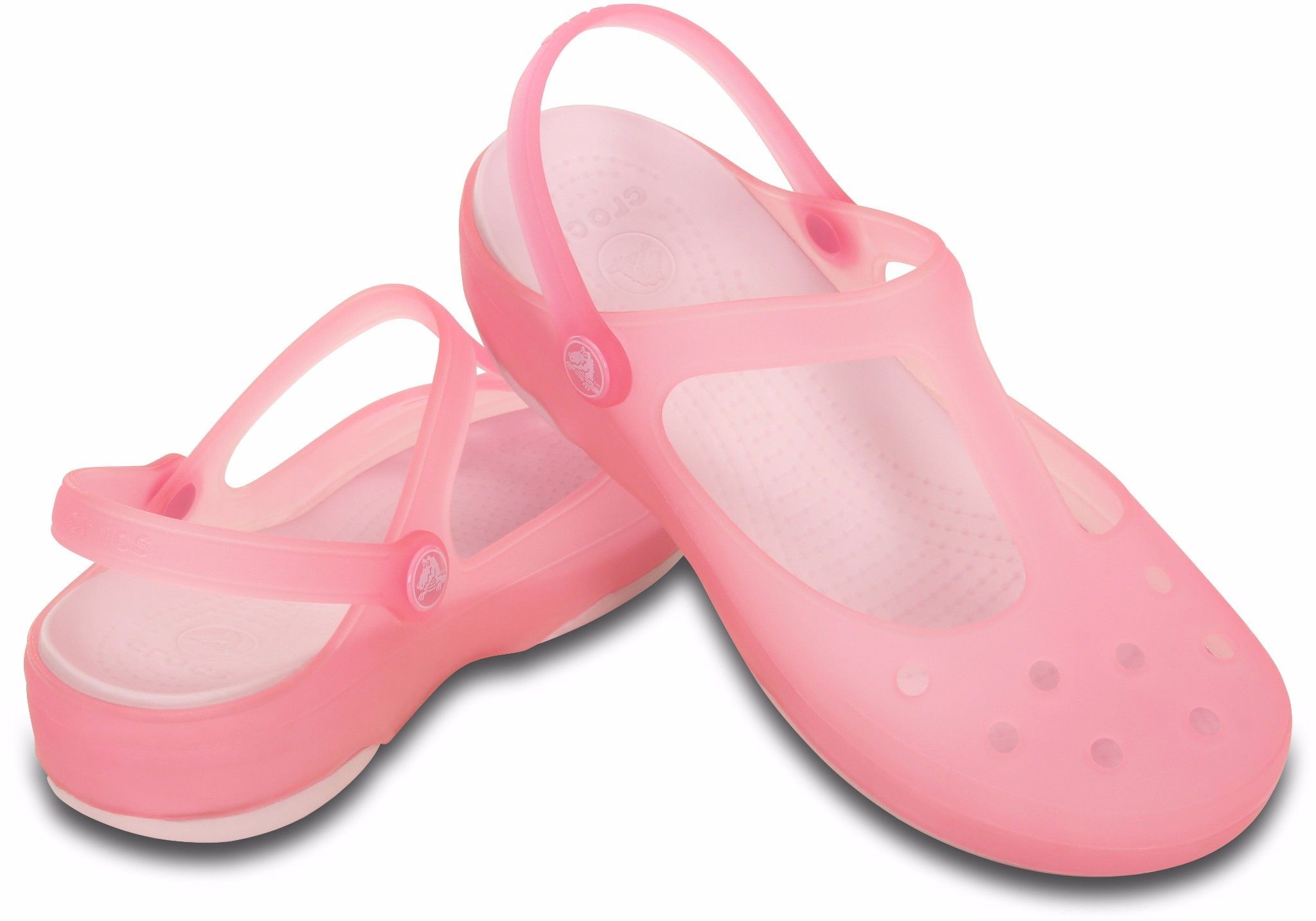  Crocs - Carlie Mary Jane W Pink Lemonade/Bubblegum Nữ 