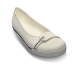  Crocs - CROCBAND 2.5 Giày Búp Bê Flat WHITE/NAVY Nữ 