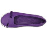  Crocs - CrocbandTM II.5 Giày Búp Bê Flat Neon Purple/Candy Pink Nữ 