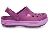  Crocs - Crocband II.5 Giày Lười Clog Kids Violet/Neon magneta Bé Trai / Bé Gái 