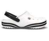  Crocs - Crocband-X Giày Lười Clog White/Black Nam/Nữ Unisex 