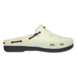  Crocs - Beach Line Giày Lười Clog White/Navy Nam/Nữ Unisex 