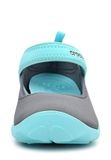  Crocs - Duet Busy Day Guốc Marry Jane GS Charcoal/Ice blue Bé Gái 