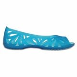  Crocs - Adrina III Peep Toe Giày Búp Bê Flat W Azure/Ice Blue Nữ 
