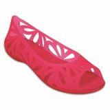  Crocs - Adrina III Peep Toe Giày Búp Bê Flat W Candy Pink/Raspberry Nữ 