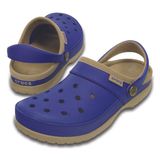  Crocs - Crocs ColorLite Giày Lười Clog Cerulean Blue/Tumbleweed Nam/Nữ Unisex 