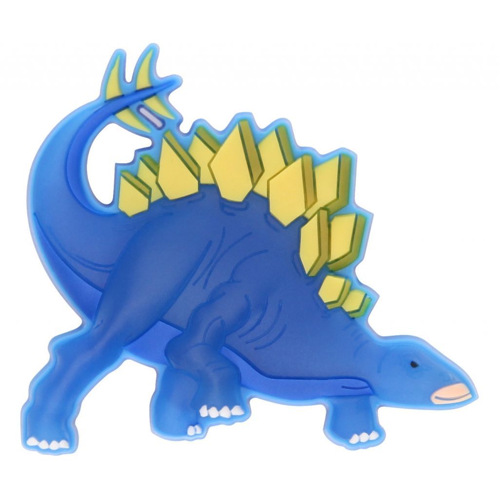  Crocs - DIN Blue Stegosaurus UVMix colorF Jibitz 