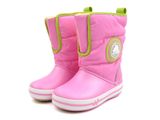  Crocs - CrocsLights Gust Giày Cổ Cao Boot PS Party Pink/Volt Green Bé Trai / Bé Gái 