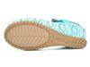 Crocs - A-leigh Ikat Guốc Wedge W TURQUOISE/GOLD Nữ