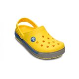  Crocs - Crocband II.5 Giày Lười Clog Kids Yellow/Light Grey Bé Trai / Bé Gái 