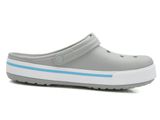  Crocs - Crocband II.5 Giày Lười Clog Light Grey/Electric Blue Nam/Nữ Unisex 
