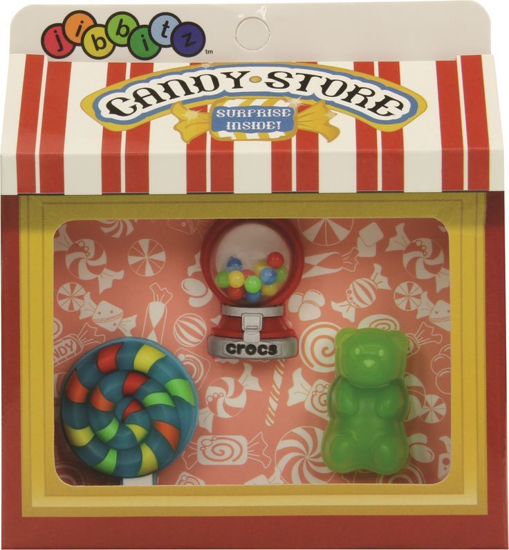  Crocs - CROCS 3000006 CDY-Candy Shop jibitz Mix colorMix Color Jibitz 