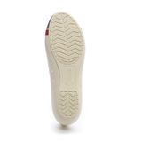  Crocs - Cap Toe Plaid Giày Búp Bê Flat Stucco/Black Nữ 