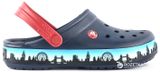  Crocs - Crocband London Skyline Giày Lười Clog-Navy Nam/Nữ Unisex 