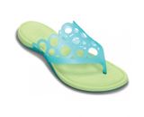  Crocs - Dép Tông Nữ Flip-flop 14116-43P (Aqua-Celery) 