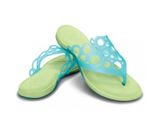  Crocs - Dép Tông Nữ Flip-flop 14116-43P (Aqua-Celery) 