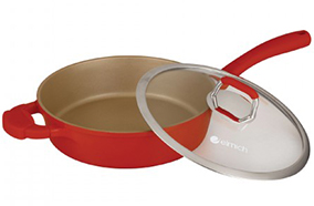  ELMICH - Chảo sâu lòng Red Angel tráng sứ đáy từ 28cm - 2354462