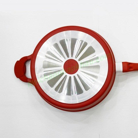 ELMICH - Chảo sâu lòng Red Angel tráng sứ đáy từ 26cm - 2354461