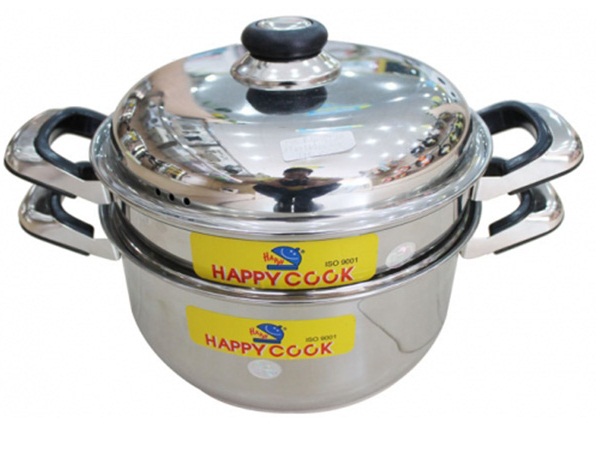 Happycook - Bộ xửng Inox 3 đáy, 26cm - ST26
