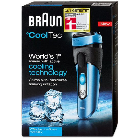  Braun °CoolTec CT4s Wet & Dry Akku-Rasierapparat 